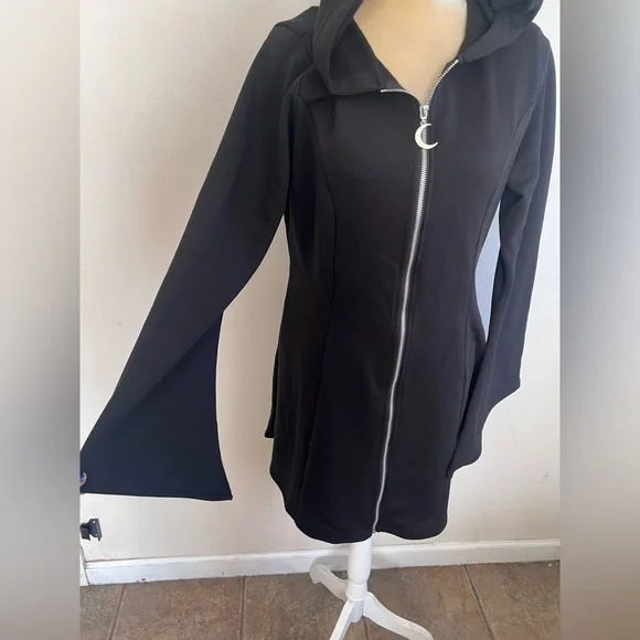 Killstar Deadly Cauldron Cloak size xl black goth witchy celestial - Picture 3 of 10